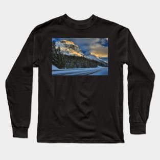 Icefields Parkway Sunset Long Sleeve T-Shirt